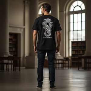 Men's Savage Tacticians Black Short Sleeve Tee Size L